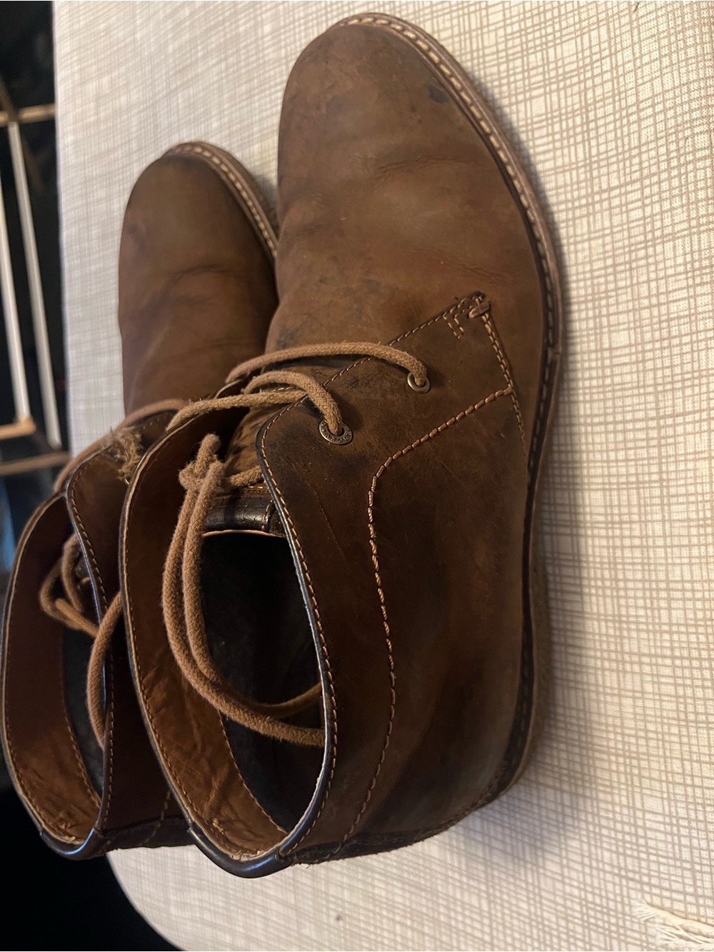 Chukka boot. 9.5. Lucky Brand. Very comfy. Brown. True to size.